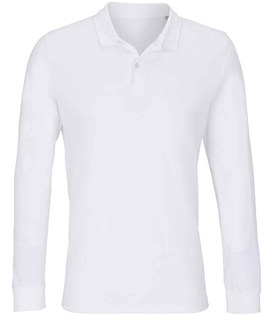 SOL'S Unisex Planet Long Sleeve Piqué Polo Shirt - PenCarrie
